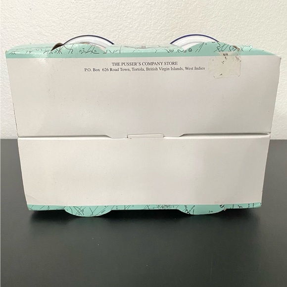 Vintage British Navy Pusser’s Rum Sailing Mugs Enamel Tin 4 Set New in Box Rare - Picture 7 of 12